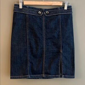 ARMANI JEANS Blue Denim Pencil Mini Skirt size small